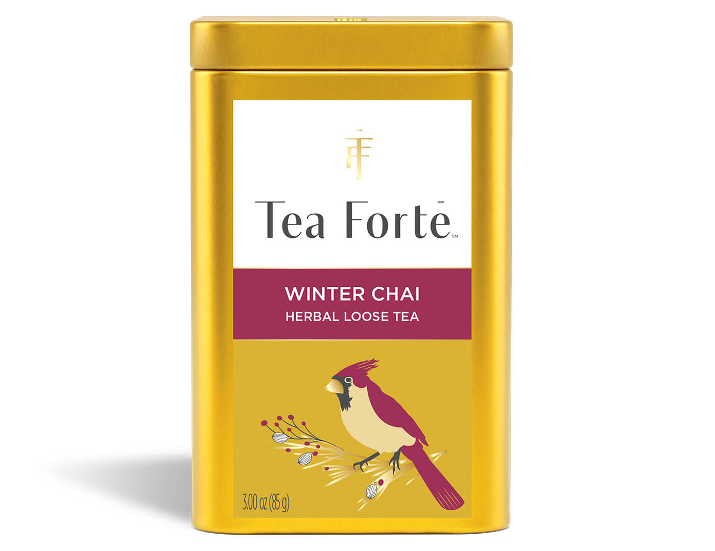 Winter Chai Loose Leaf Tea Canisters - front view