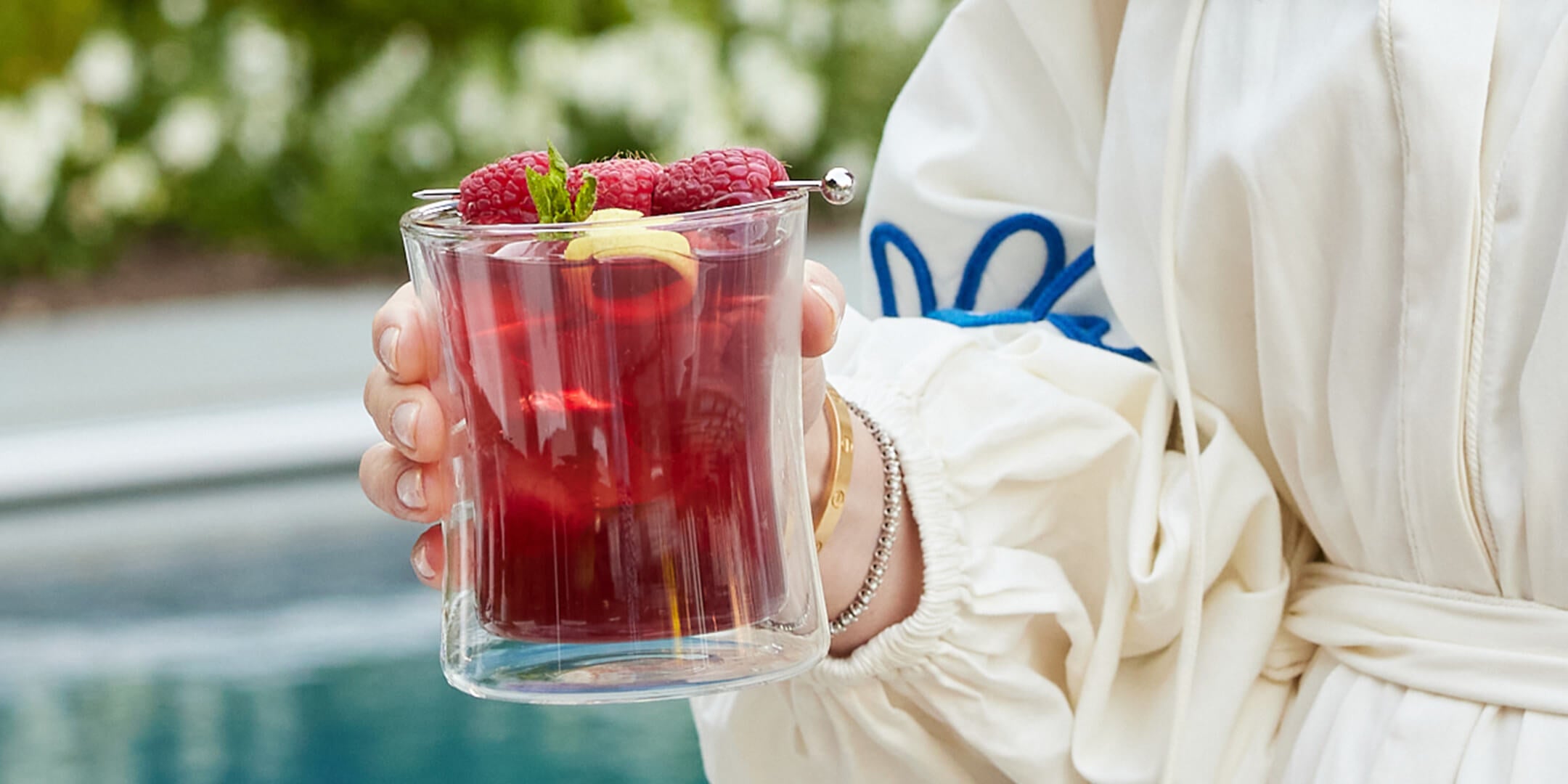 Iced Raspberry Lemon Sparkler