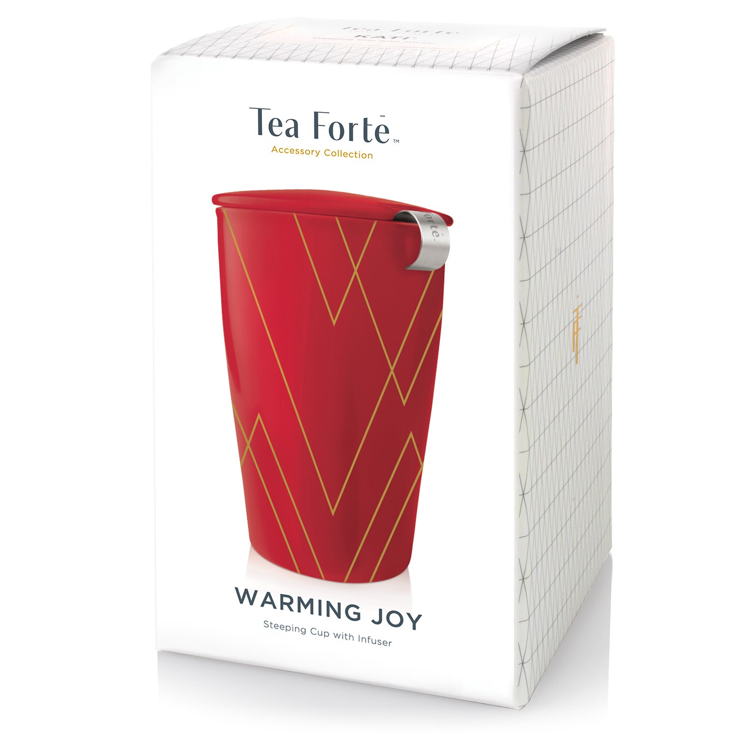 KATI® Steeping Cup & Infuser Red & Gold