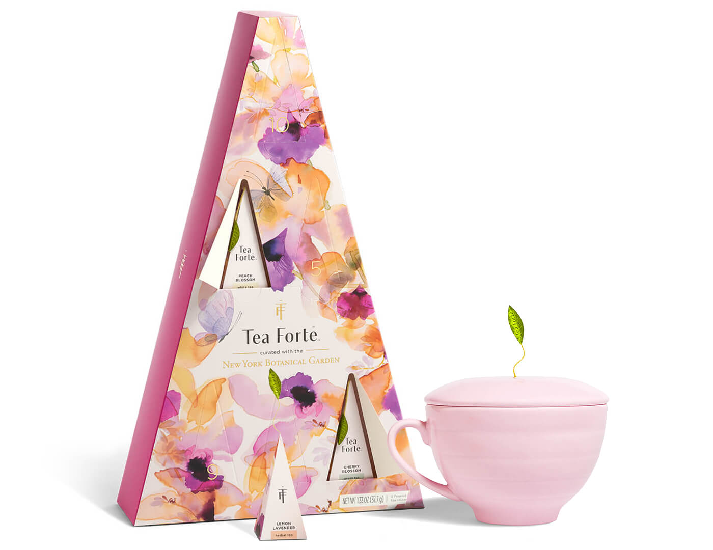 Mariposa Explorers Tea Set, one Mariposa Mini Advent and one Rose Pink Café Cup