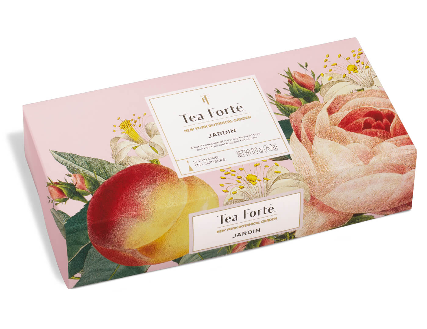 Jardin tea assortment in a 10 count petite presentation box with lid closed