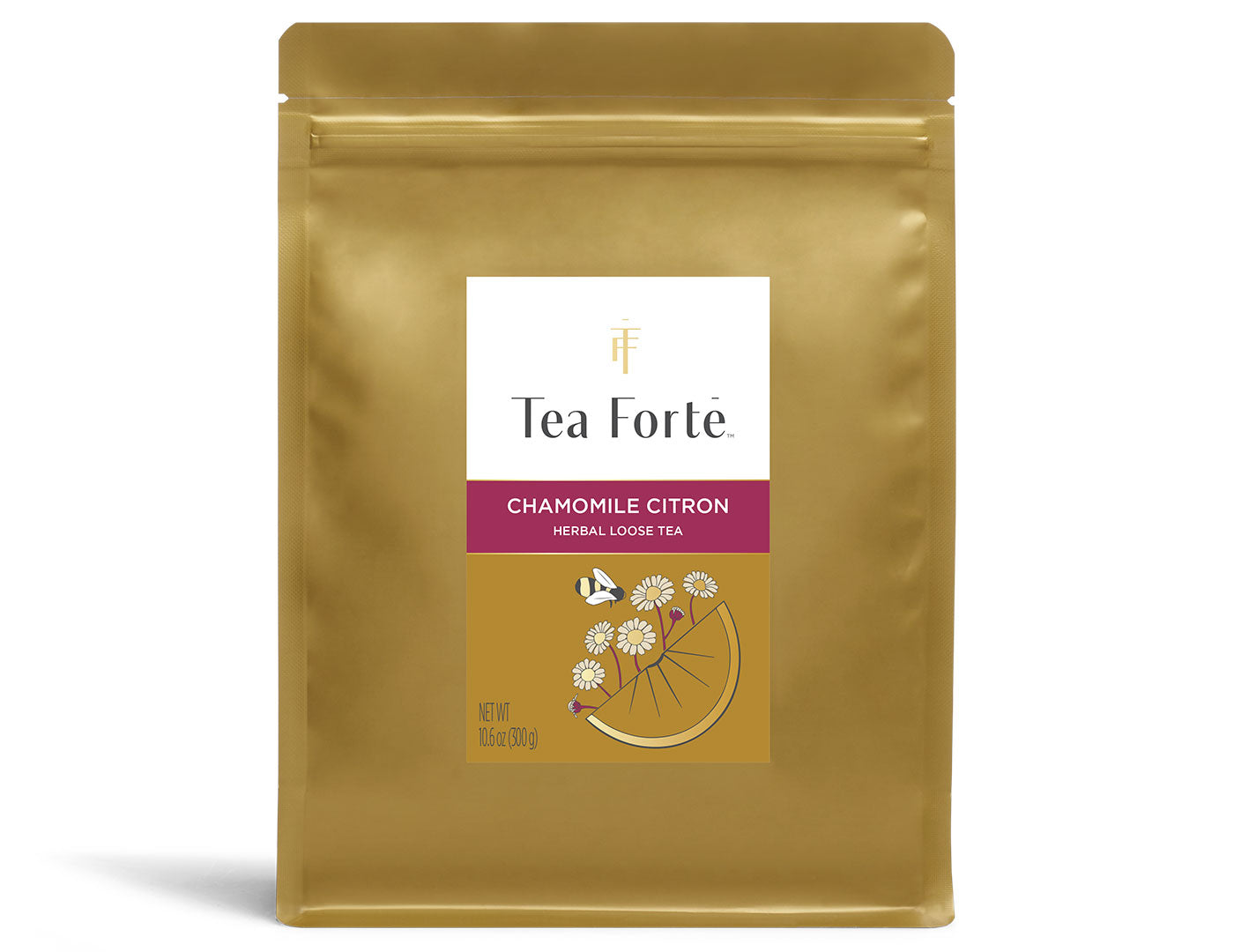 Chamomile Citron Loose Tea Bulk Pouch, front