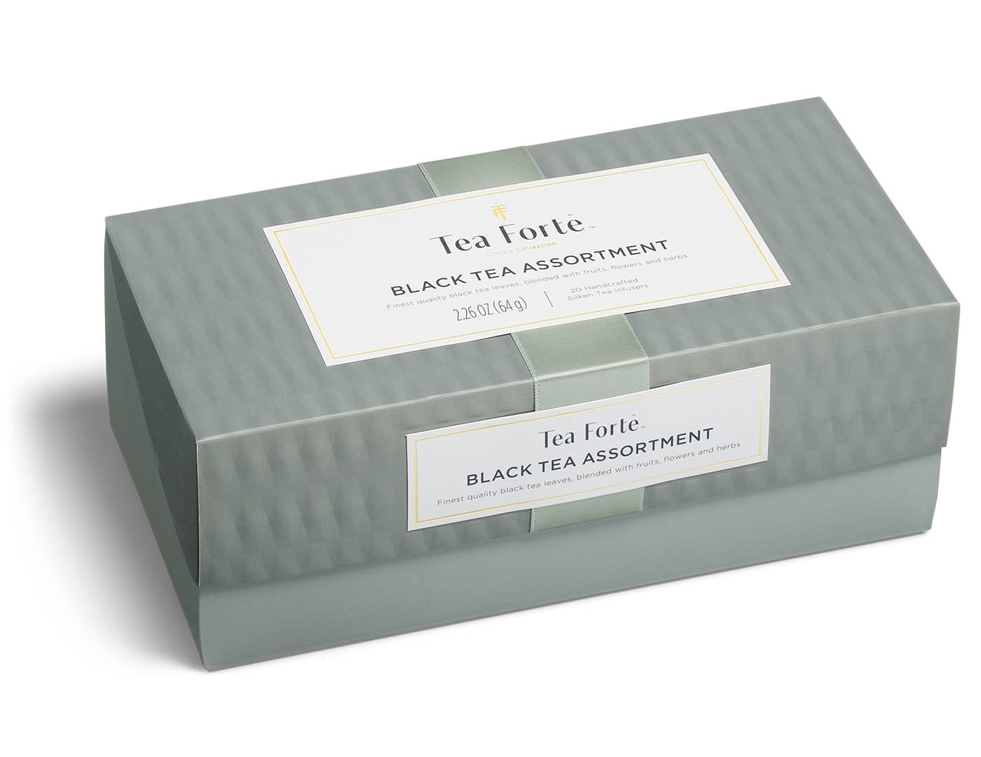 Black Tea Tasting Assortment Presentation Box, closed box