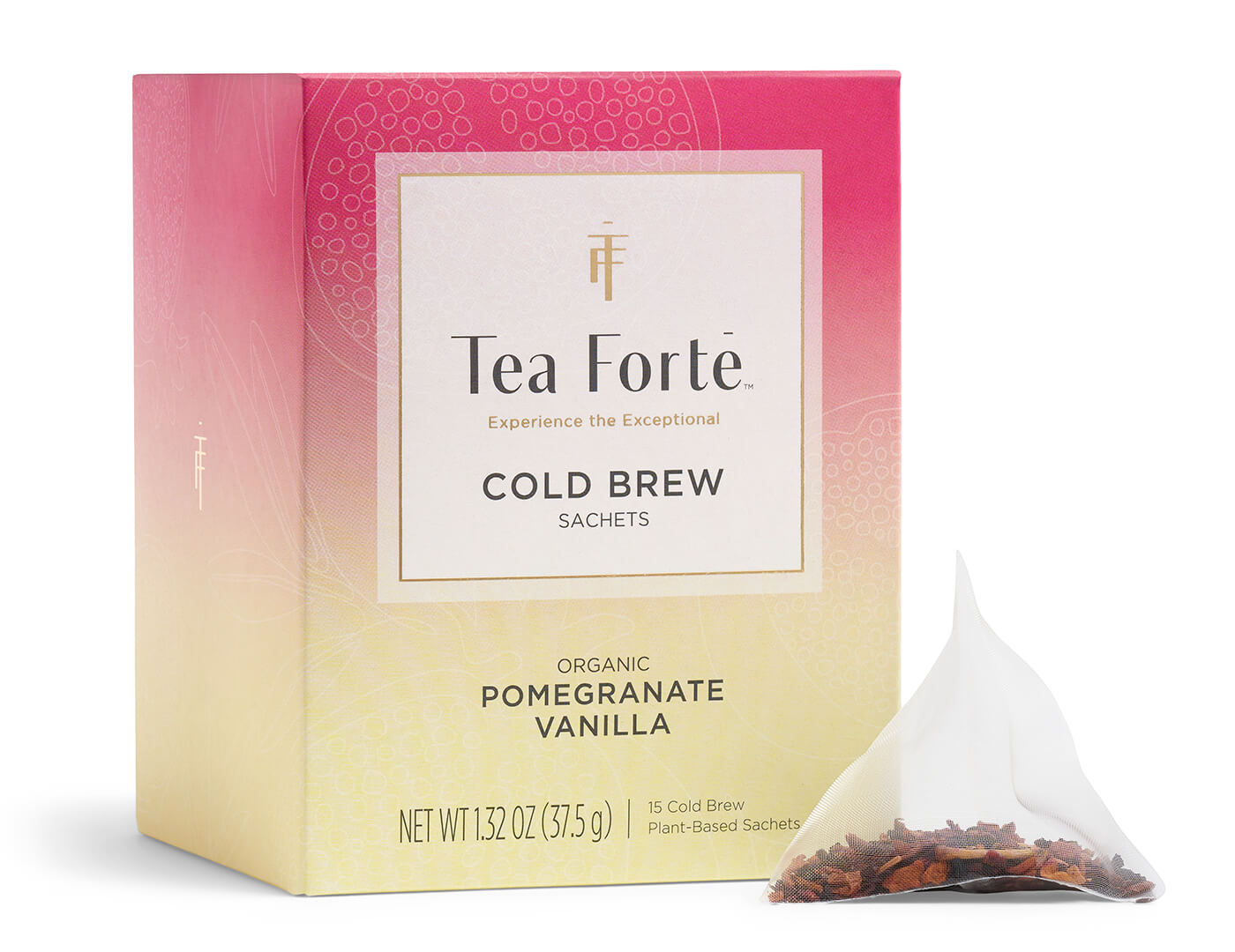 Box of Cold Brew Pomegranate Vanilla with sachet