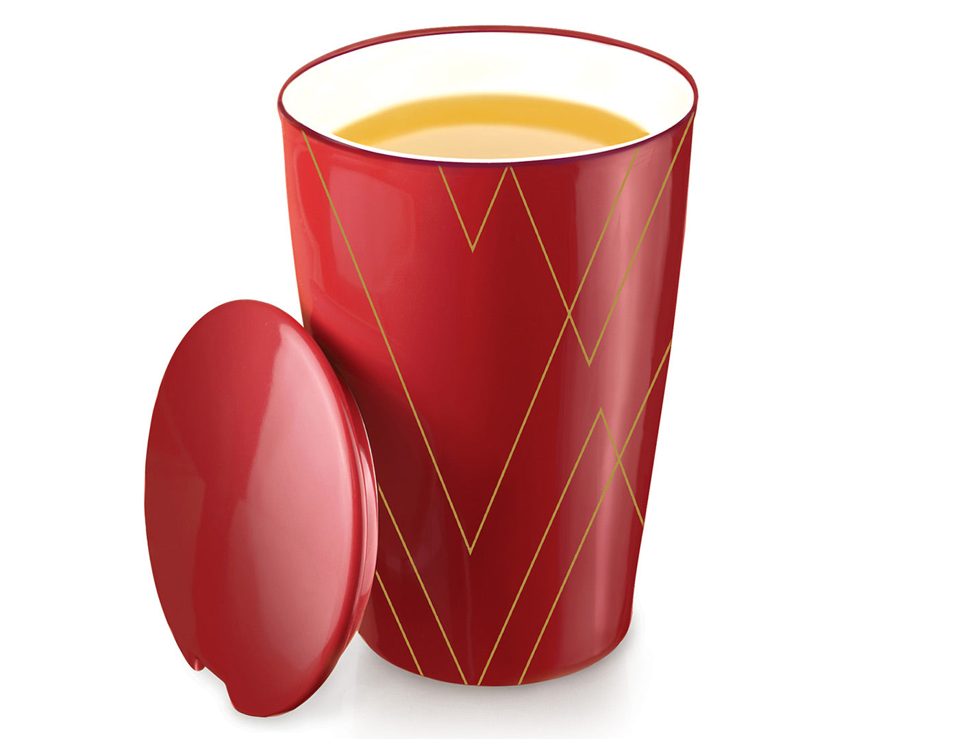 KATI® Steeping Cup & Infuser Red & Gold