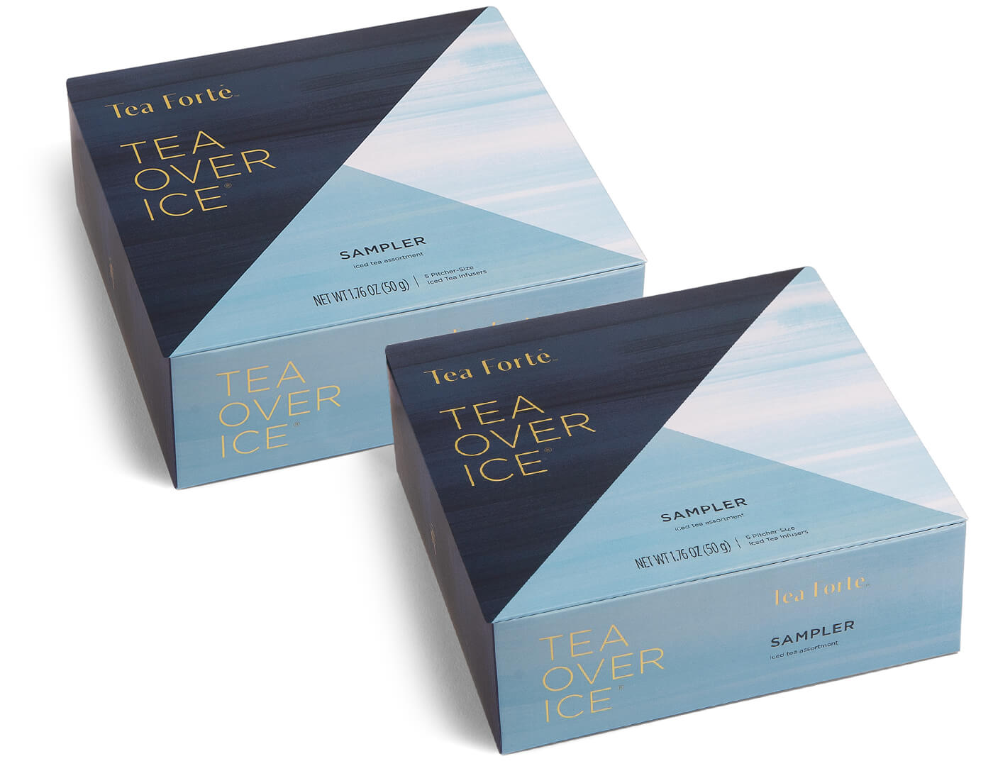 Tea Over Ice 5pk Sampler, set of 2, closed